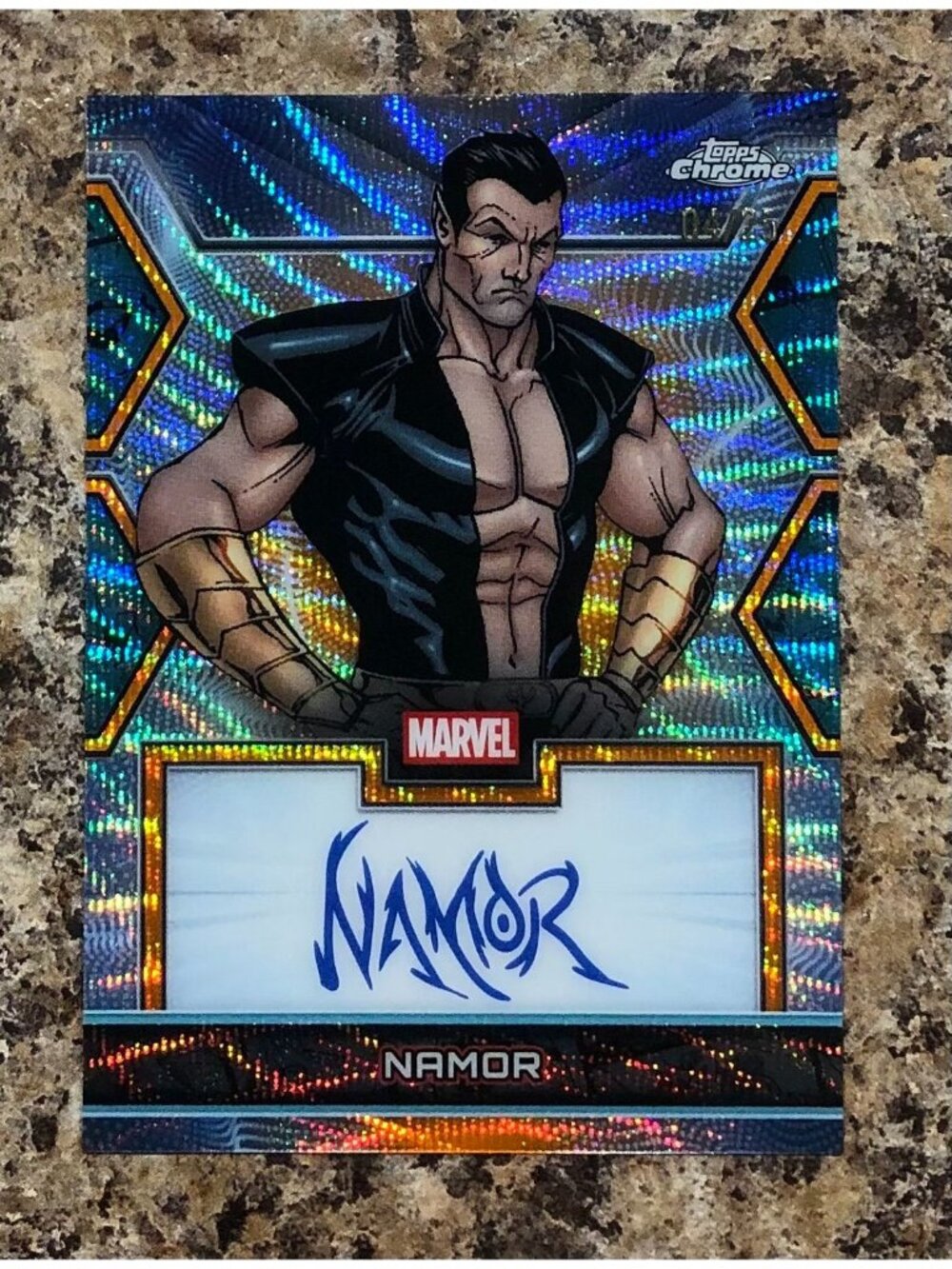 Topps Chrome Marvel 2026 | Namor Facsimile Auto /50 | #MF-NA